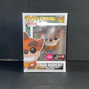 Crash Bandicoot Flocked Funko Pop!